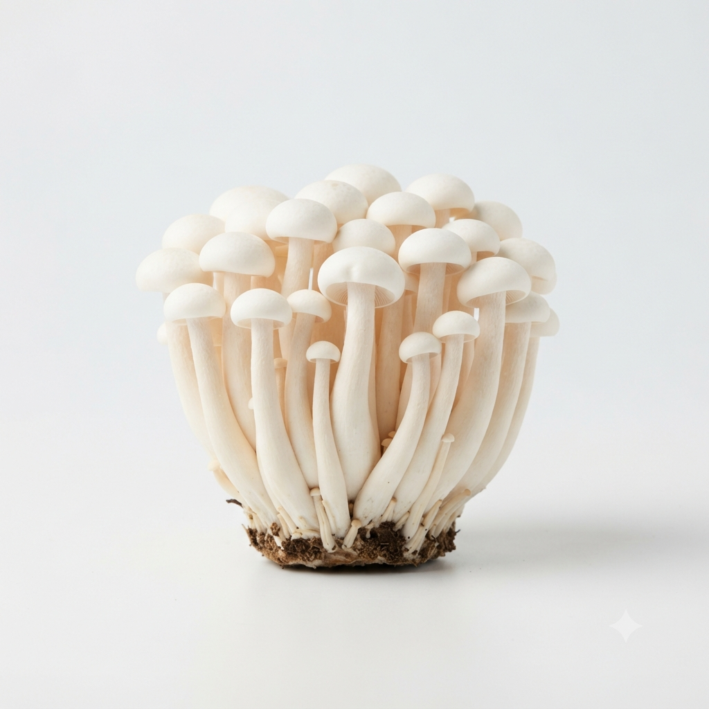 Fresh White Shimeji Mushrooms